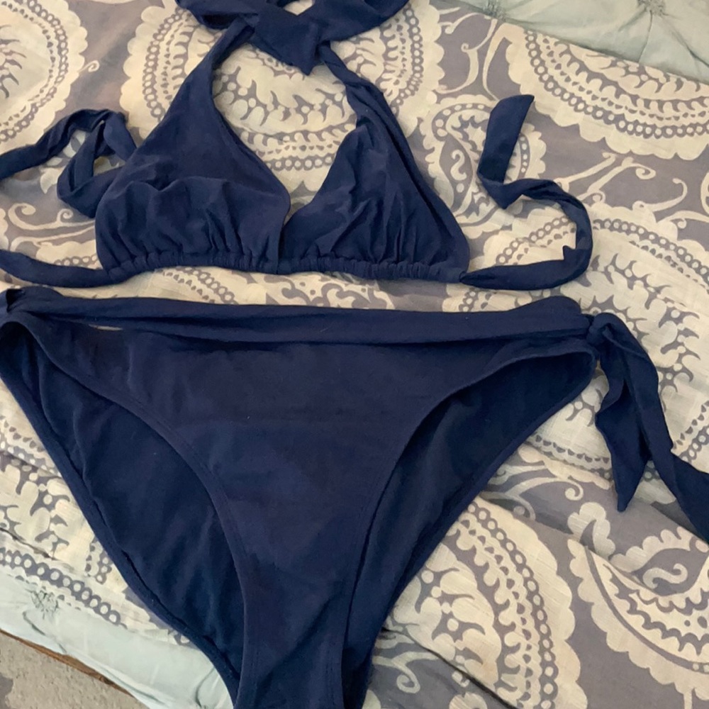 Patrick Robinson Navy Blue Bikini